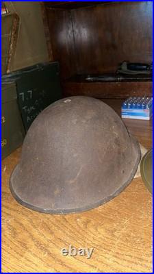 Original WW 2 British Army Helmet, American, German, Russian, WW2, WW1