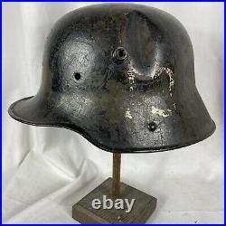 Original WW1 Painted German Helmet M16 M17 M18 Used Wwii