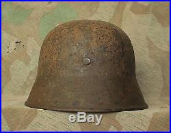 Original WW1 / WW2 Relic German army Steel Helmet M16 type (from Kurland)