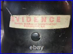 Original WW2 GERMAN Stahlhelm M40 HELMET ET64 with Liner & CHIN STRAP Evidence FBI