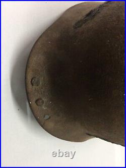 Original WW2 German Army Helmet Period Converted to Shovel / Pot / Bucket