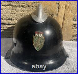 Original WW2 German/Austrian Firefighters Helmet with Name