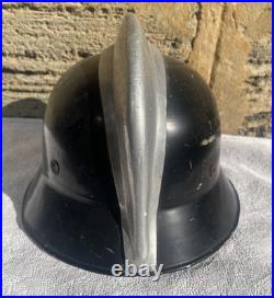 Original WW2 German/Austrian Firefighters Helmet with Name