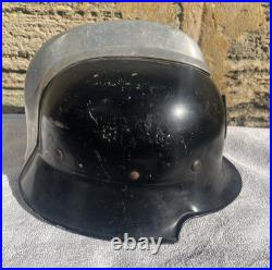 Original WW2 German/Austrian Firefighters Helmet with Name