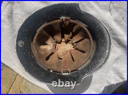 Original WW2 German/Austrian Firefighters Helmet with Name