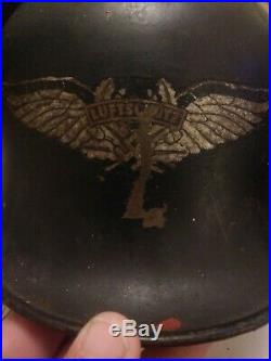 Original WW2 German Helmet Luftschutz Gladiator # RL2-38/28