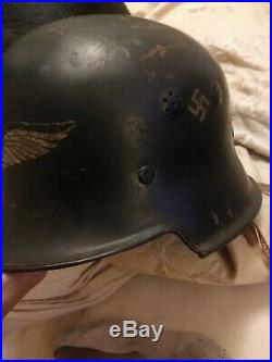Original WW2 German Helmet Luftschutz Gladiator # RL2-38/28