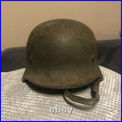 Original WW2 German Helmet M40 Wehrmacht, Stahlhelm Q62 WK2