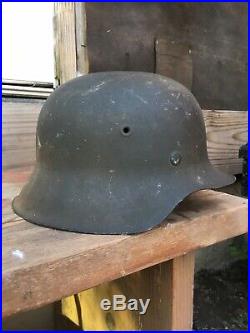 Original WW2 German Kriegsmarine M-42 Helmet with Liner
