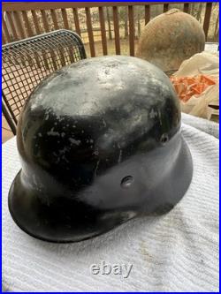 Original WW2 German Luftwaffe DD M35 German Helmet (SE 68) Withliner