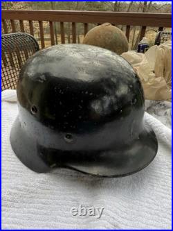 Original WW2 German Luftwaffe DD M35 German Helmet (SE 68) Withliner