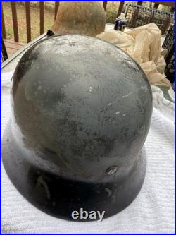 Original WW2 German Luftwaffe DD M35 German Helmet (SE 68) Withliner