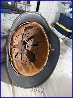 Original WW2 German Luftwaffe DD M35 German Helmet (SE 68) Withliner