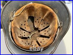 Original WW2 German Luftwaffe DD M35 German Helmet (SE 68) Withliner