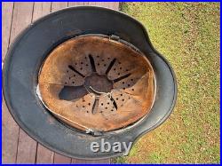 Original WW2 German Luftwaffe DD M35 German Helmet (SE 68) Withliner