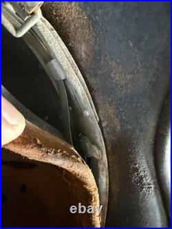 Original WW2 German Luftwaffe DD M35 German Helmet (SE 68) Withliner