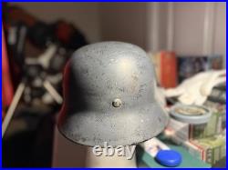 Original WW2 German Luftwaffe DD M35 German Helmet (SE 68) Withliner