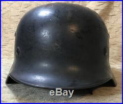 Original WW2 German Luftwaffe Single Decal M35 Helmet