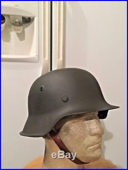 Original WW2 German M-42 Helmet refurbished original HKP 66 shell 59 liner