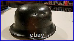 Original WW2 German M34 Police Helmet WWII