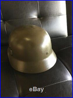 Original WW2 German M35 Helmet