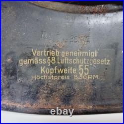 Original WW2 German Military Helmet WWII Steel Helmet Damaged Military Me