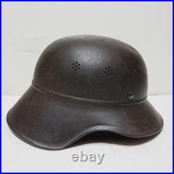 Original WW2 German Military Helmet WWII Steel Helmet Damaged Military Me