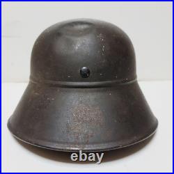 Original WW2 German Military Helmet WWII Steel Helmet Damaged Military Me