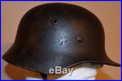 Original WW2 German SD Luftwaffe helmet with liner M40 NICE
