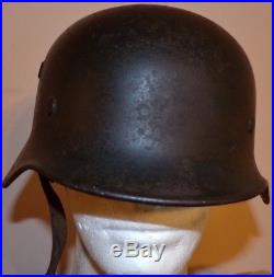 Original WW2 German SD Luftwaffe helmet with liner M40 NICE