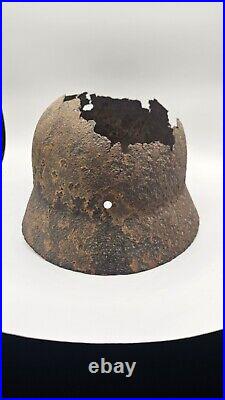 Original WW2 WWII German Army Wehrmacht Helmet Battlefield USA Seller