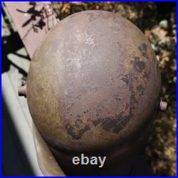Original WWI ET64 Imperial German Stahlhelm Helmet M1916 WW1 MAILED BACK BY GI