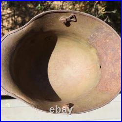 Original WWI ET64 Imperial German Stahlhelm Helmet M1916 WW1 MAILED BACK BY GI