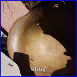 Original WWI ET64 Imperial German Stahlhelm Helmet M1916 WW1 MAILED BACK BY GI