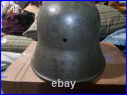 Original WWI German M18 Helmet Stalhelm WWII Finnish Reissue shell size 64