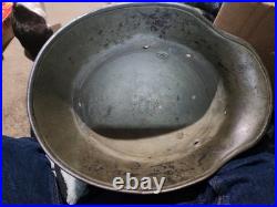 Original WWI German M18 Helmet Stalhelm WWII Finnish Reissue shell size 64