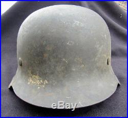 Original WWII German Combat Helmet M42. Estate Fresh