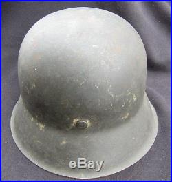 Original WWII German Combat Helmet M42. Estate Fresh