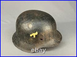 Original WWII German M-42 Steel Stahlhelm Helmet (426)
