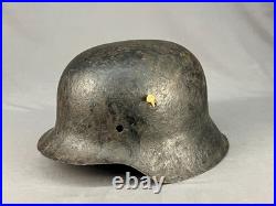 Original WWII German M-42 Steel Stahlhelm Helmet (426)