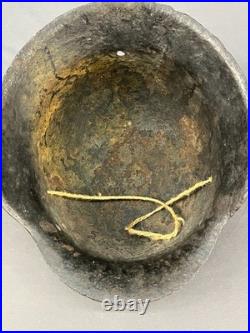 Original WWII German M-42 Steel Stahlhelm Helmet (426)