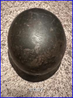 Original WWII German M40 Heer Helmet KIA With Liner