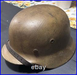 Original WWII German M40 Helmet WW2 Afrika Korps Original WWII German M40 Helmet WW2 Afrika Korps