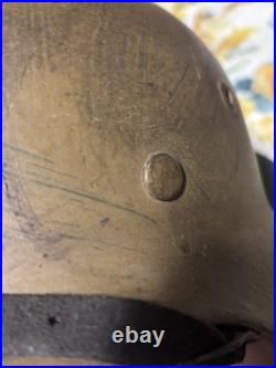 Original WWII German M40 Helmet WW2 Afrika Korps Original WWII German M40 Helmet WW2 Afrika Korps