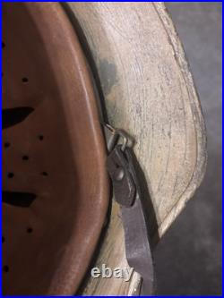 Original WWII German M40 Helmet WW2 Afrika Korps Original WWII German M40 Helmet WW2 Afrika Korps