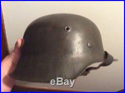 Original WWII German M42 No Decal Helmet
