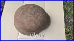 Original WWII German M42 Steel Helmet Battlefield Relic