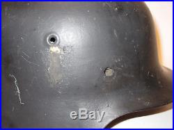 Original WWII German Military CKL66 M42 Stahlhelm Helmet with Liner