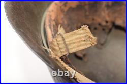 Original WWII German Military M42 EF64 Stahlhelm Helmet with Liner