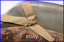 Original WWII German Military M42 EF64 Stahlhelm Helmet with Liner